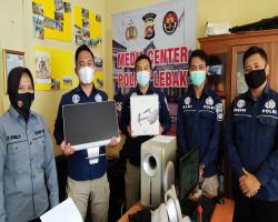 HUMAS POLRES LEBAK MENERIMA HIBAH 