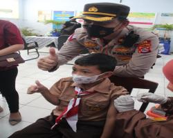Vaksinasi Tahap II Gerai Presisi Polre