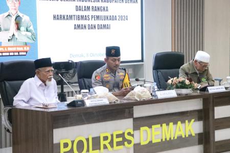 POLRES DEMAK MINTA DUKUNGAN  M U I