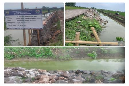 PEMBANGUNAN TALUT IRIGASI DESA JAT