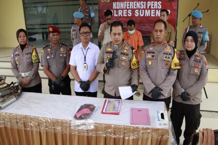 Polres Sumenep Amankan Pelaku KDRT Yan