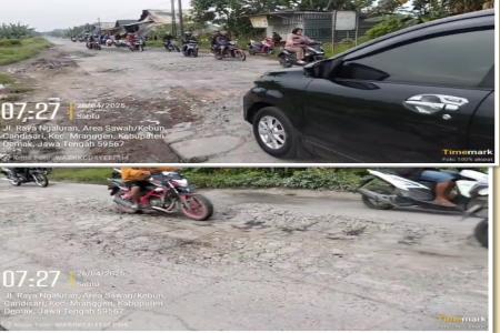 Ruas Jalan Ngaluran Batursa Mgranggen 