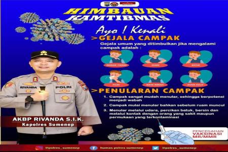 Polres Sumenep Ajak Masyarakat Waspada