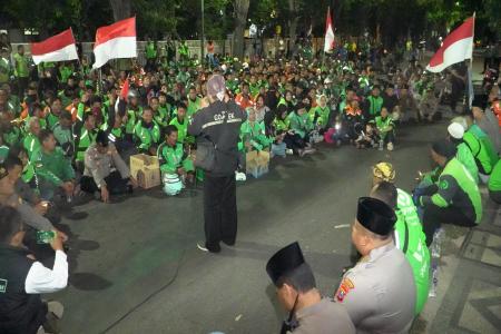DRIVER OJOL GELAR AKSI DAMAI DAN S