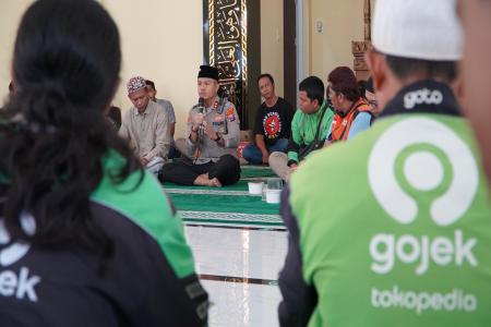 Polres Gresik dan Komunitas Ojol Bersa