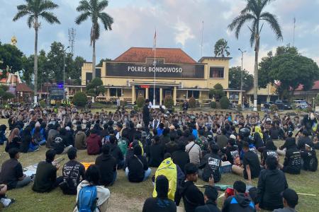 Ratusan Mahasiswa Gelar Aksi Penyampai