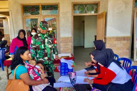 BABINSA PANGGUNGASRI DAMPINGI KEGI