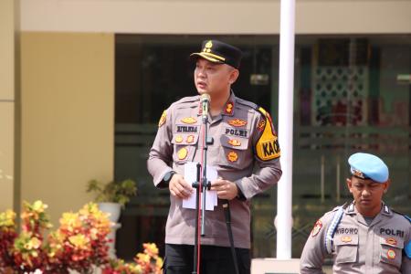 Wujudkan Tanggap Tanggap Bencana  Kapolres Sumenep AKBP Rivanda Tegask